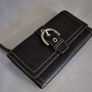 Coach Black Leather Wallet